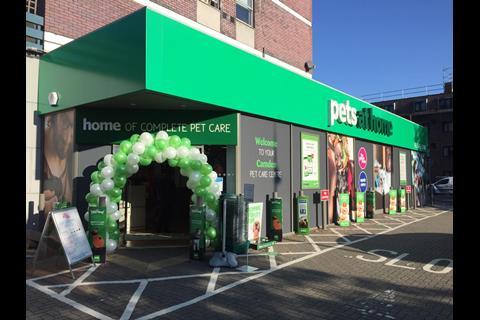 Pets at Home small store